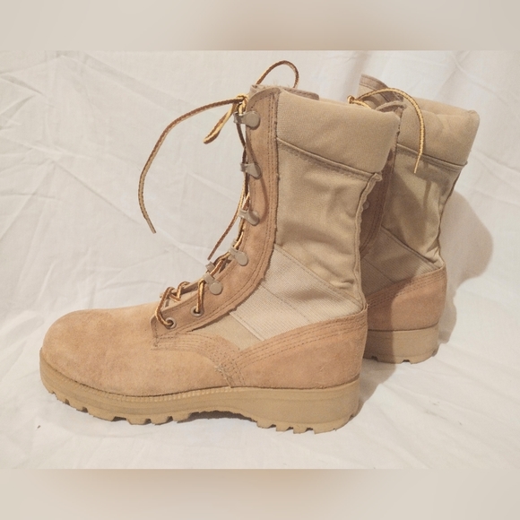 REFRESH Military  Weather Boots | Desert Tan | Men 8.5 Wide - Picture 3 of 9